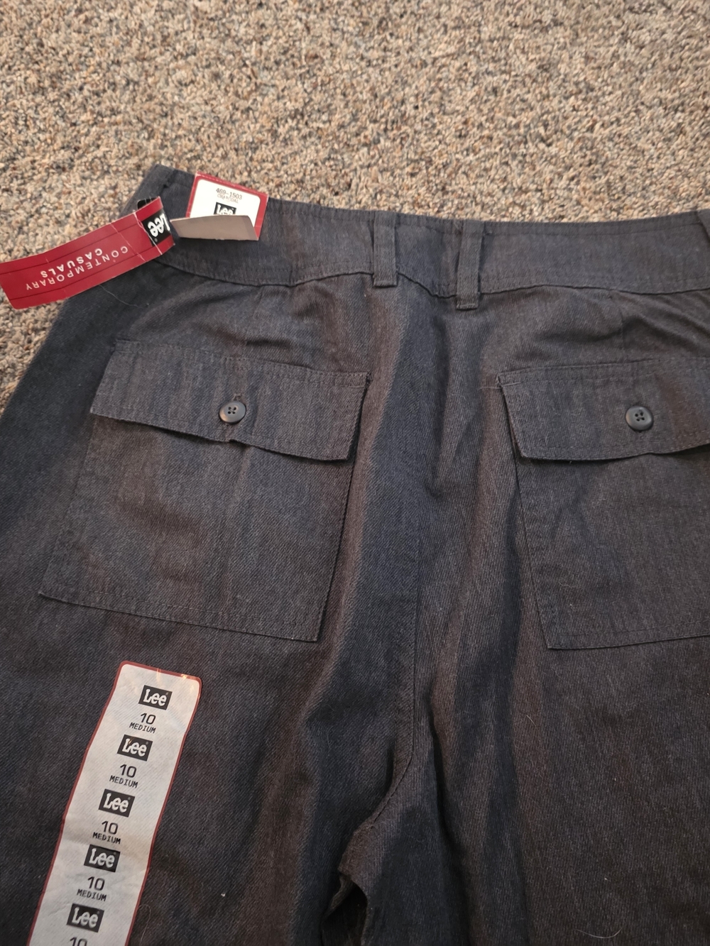 Lee Men's Cargo Pants in Dark Charcoal